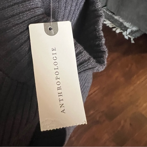 Anthropologie T.L.A Grey Mock Neck Cut Out Midi Dress - Picture 13 of 14